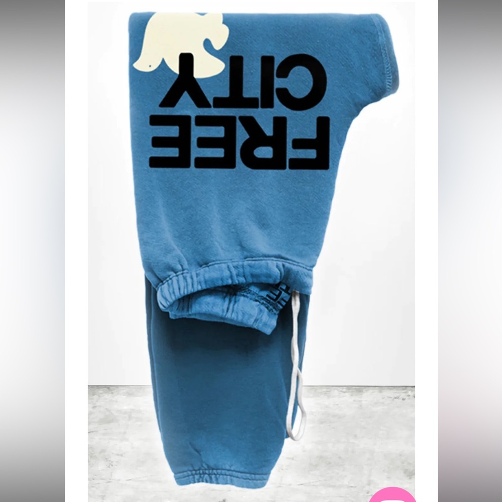 Free City Freecity large NWT sweatpants in medium M Blue Sound